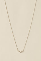 Nuance V Necklace  / Silver