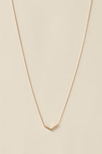 Nuance V Necklace  / Rose Gold