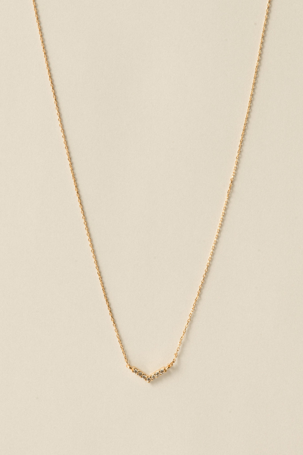 Nuance V Necklace / Gold