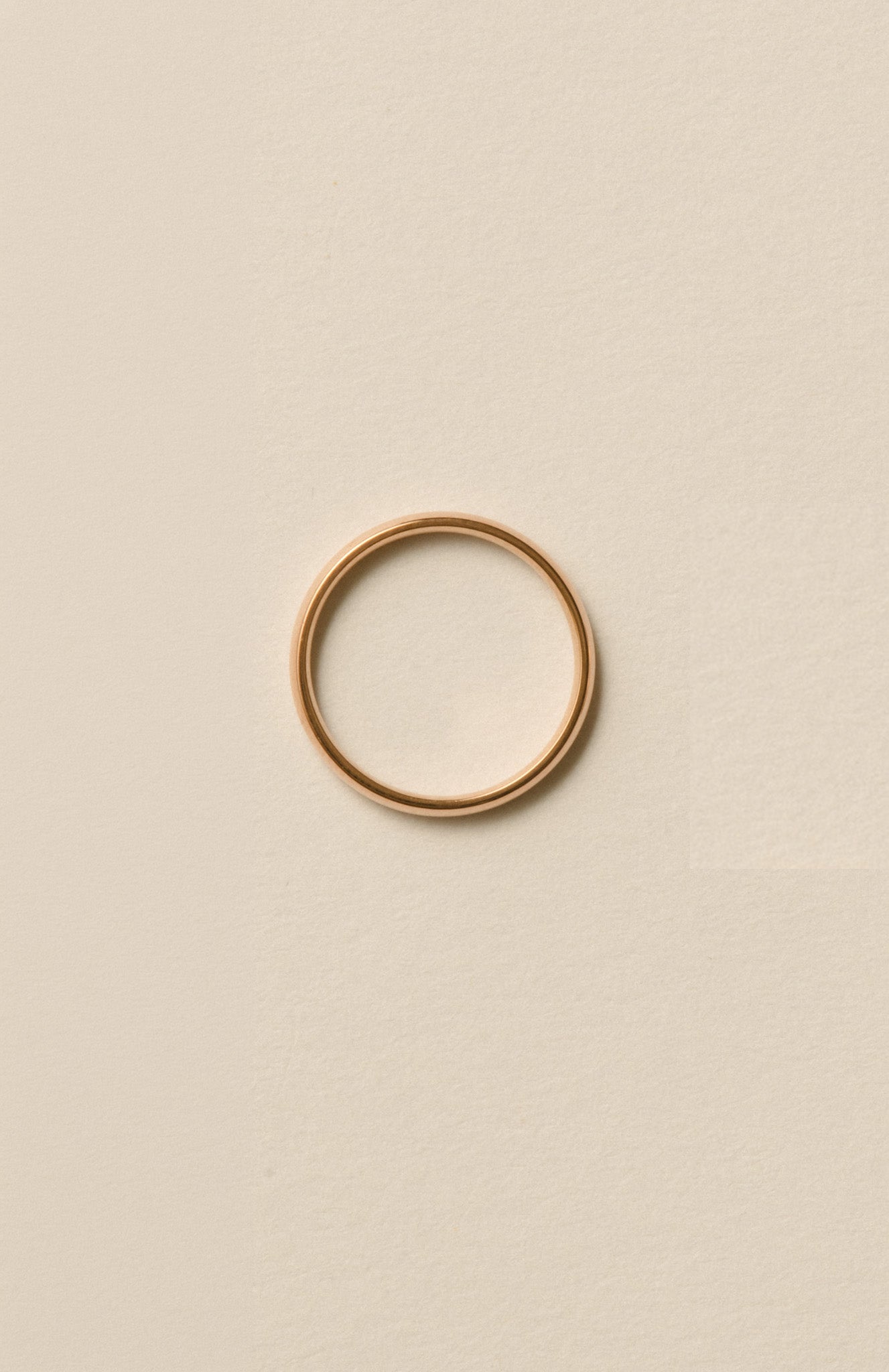 Minimal Thin Ring / Rose Gord