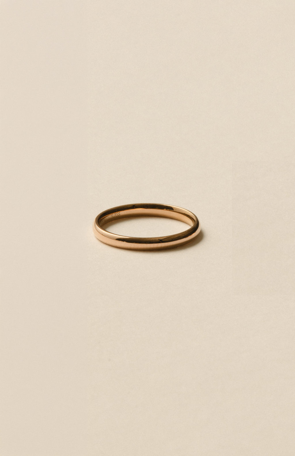 Minimal Thin Ring / Rose Gord