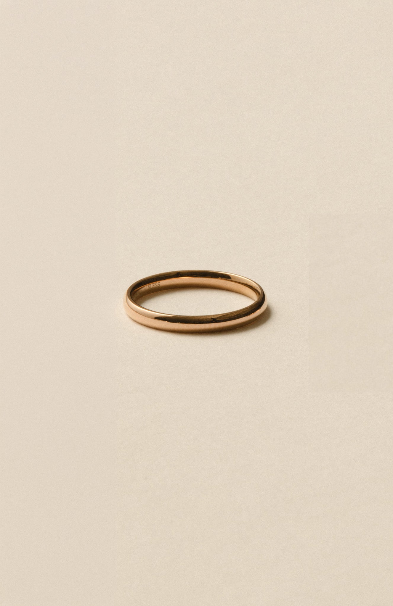 Minimal Thin Ring / Rose Gord