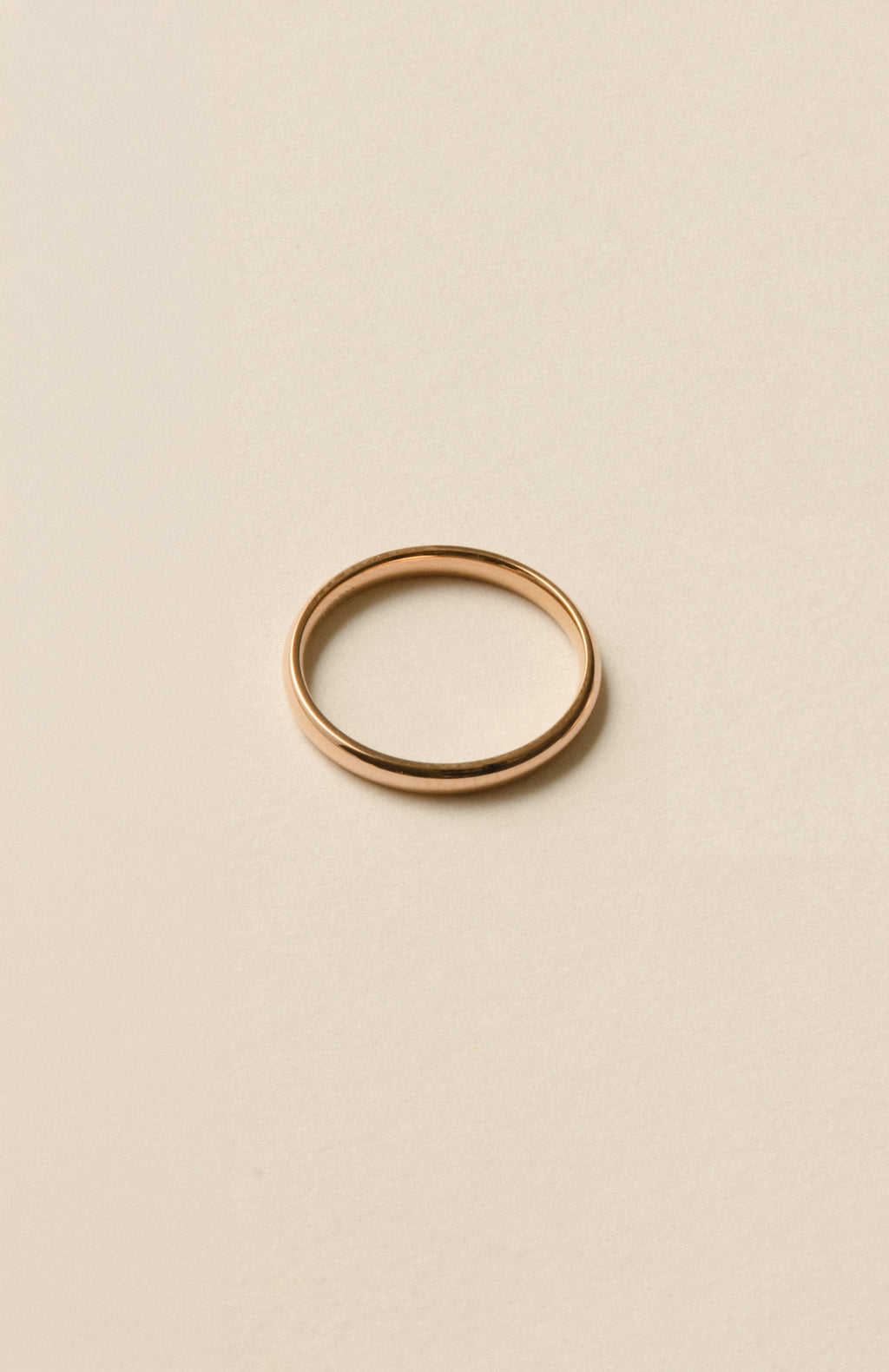 Minimal Thin Ring / Rose Gord