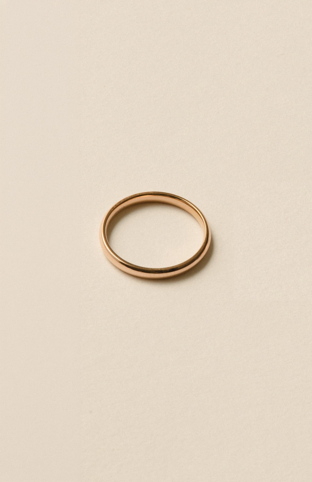 Minimal Thin Ring / Rose Gord
